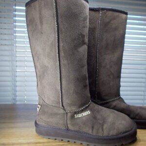 Skechers Fur Lined Women's Size 7 Knee Boots